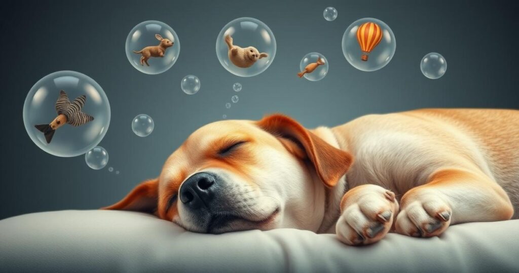 สุนัขนอนหลับฝัน