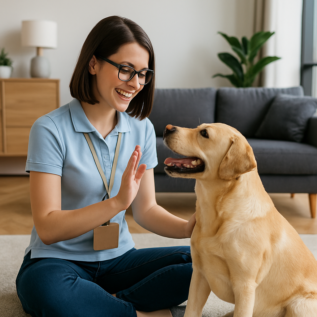 Smart Pet Sitter with Dog