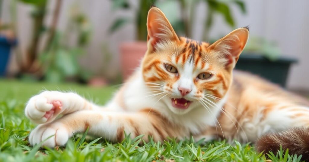 แมวไทยในสวน